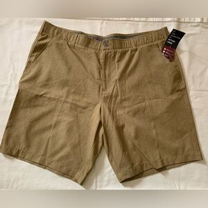 Swisstech Big Mens Bermuda Shorts Lightweight Stretch In Brown Size 44 NWT🖤